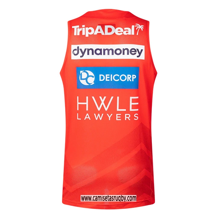 Tank Top St. George Illawarra Dragons Rugby 2026 Entrenamiento Rojo